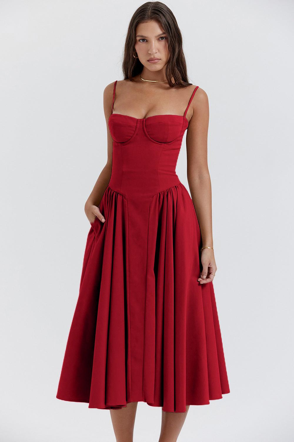 Vestido Midi Bustier Anne