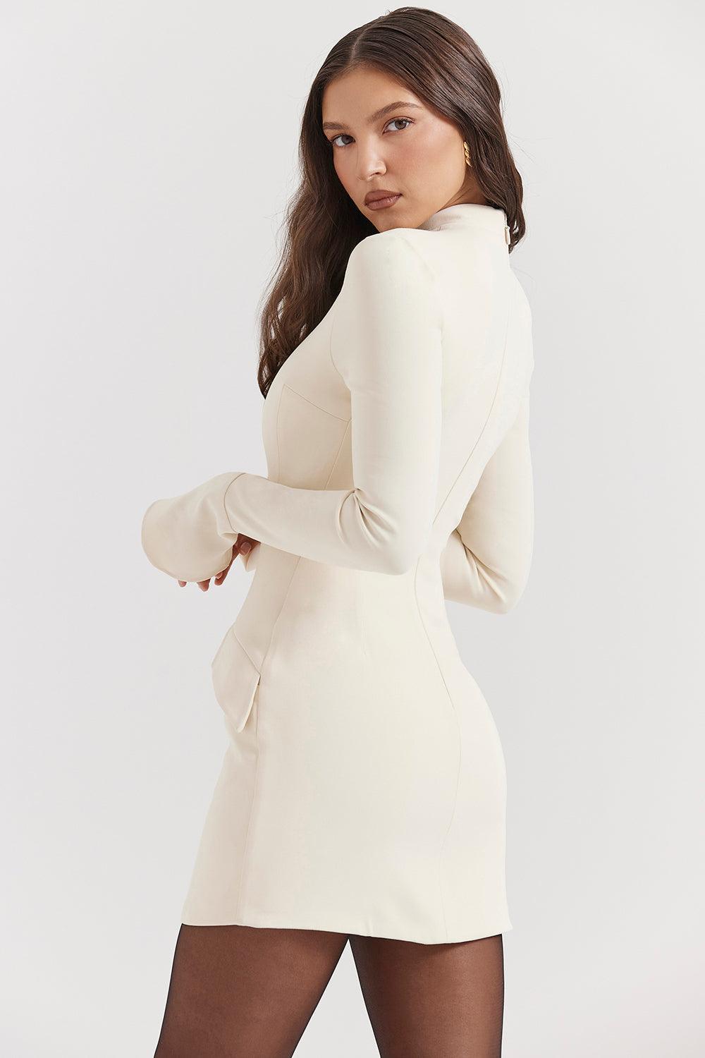 Vestido Curto Manga Longa Kayla