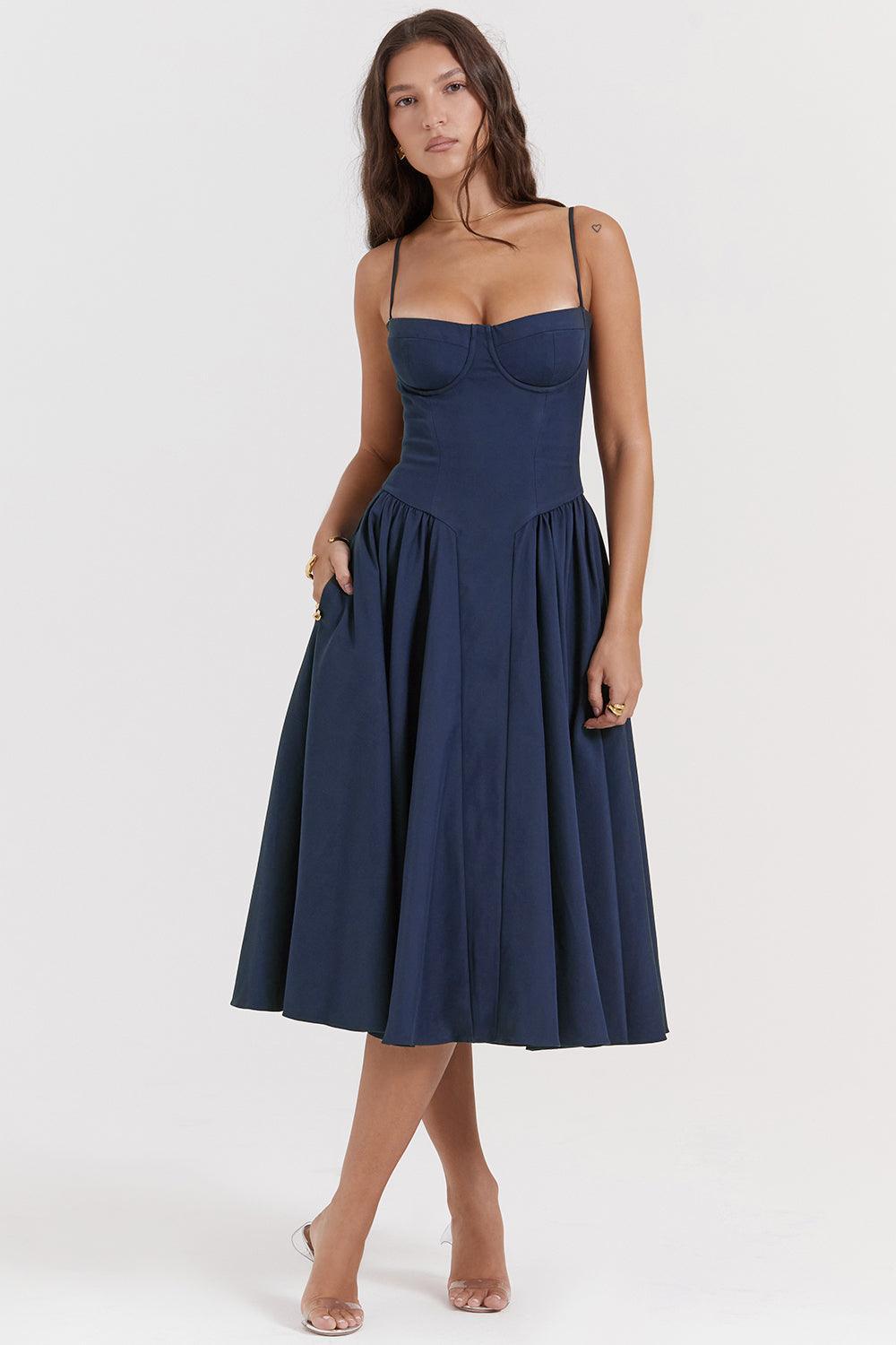 Vestido Midi Bustier Anne