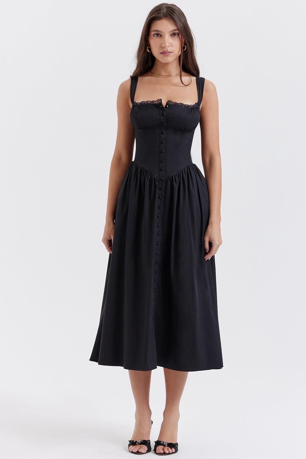 Vestido Midi Bustier Lauren